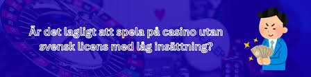 Utländska Casino med Låg Insättning - En Komplett Guide